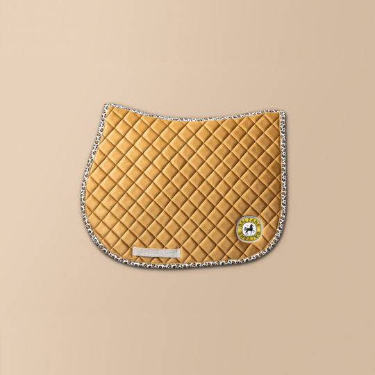 Tapis de selle - Léopard doré